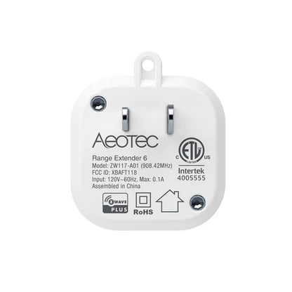 The Aeotec Range Extender 6 is designed to enhance the reliability and range of your Z-Wave network by effectively capturing