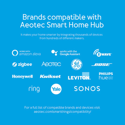 Aeotec Smart Home Hub - Works as a SmartThings Hub - Matter, Z-Wave, Thread & Zigbee