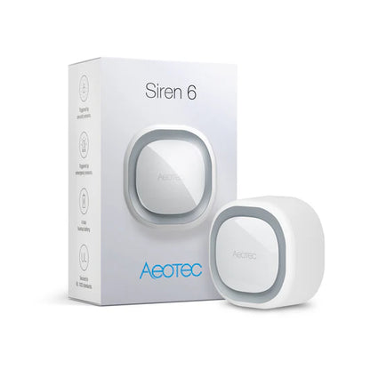 The Aeotec Siren 6 is a versatile and feature-rich device designed to enhance security and alert capabilities within a smart home environment.