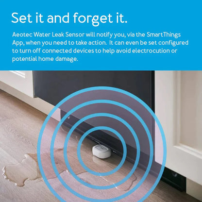 The Aeotec SmartThings Water Leak Sensor is an essential device for protecting your home from water damage by providing early detection and immediate alerts